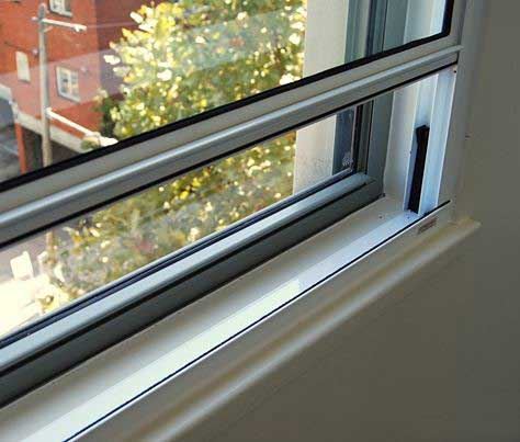 Acoustic aluminium double glazed window