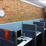Grey Plano bevel tiles in call centre