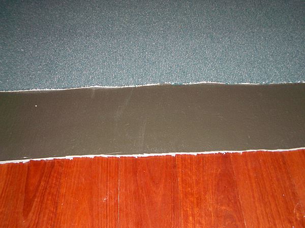Flooring soundproofing cross-section