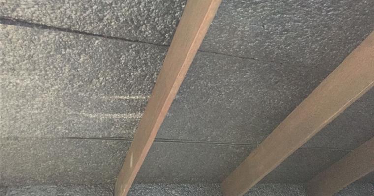 Stratocell Whisper installed in ceilings to absorb noise