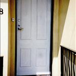 Solid Core door with face fixed moulding and acoustic seals