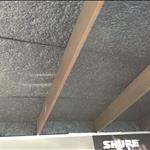 Stratocell Whisper installed in ceilings to absorb noise