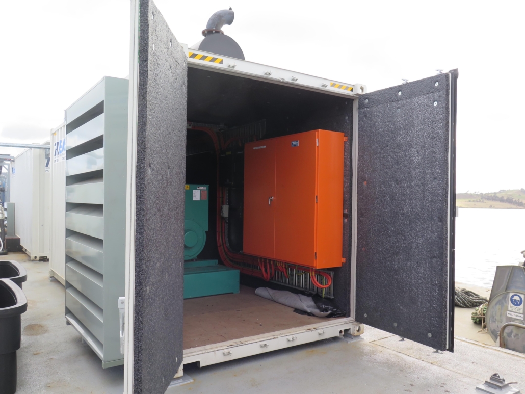 Stratocell Whisper used in an enclosure - TASSAL Stratocell Whisper used in an enclosure to reduce noise